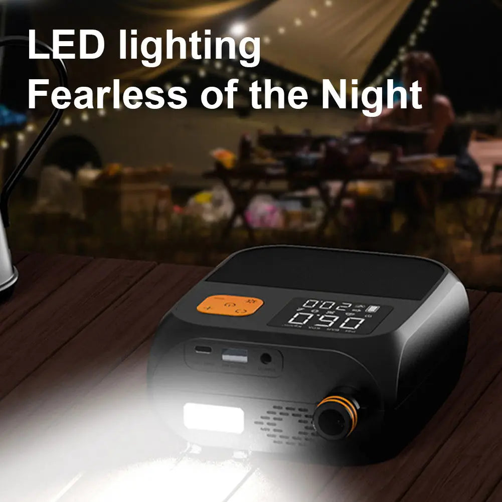 25PSI High Pressure Portable Air Compressor Stand Up Paddle SUP Pump Inflation Paddle Board Pump for Surfing Kite Mattress Tent