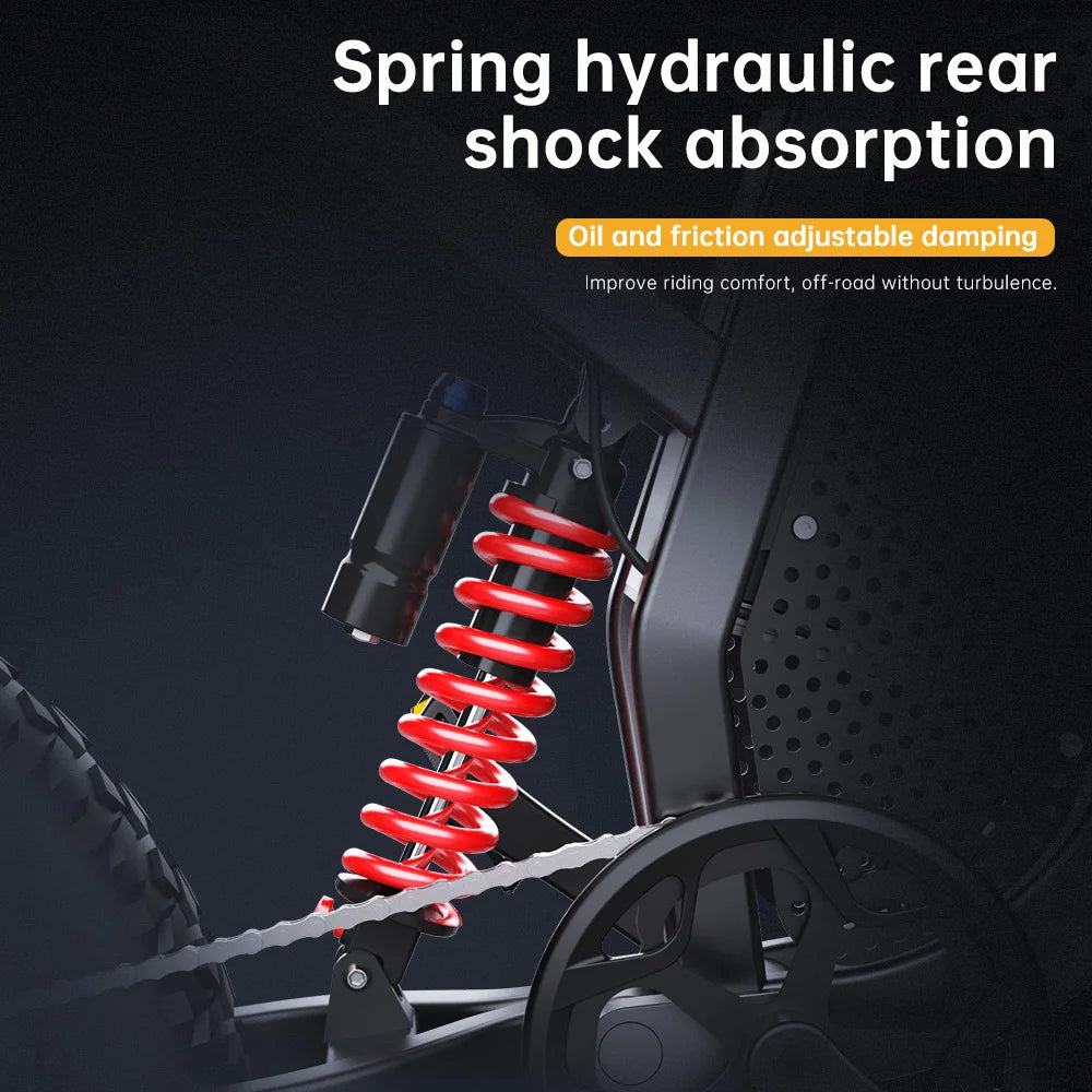 EKX X21 Adults Electric Bike 2000W 48V35AH 55km/h Samsung Battery Snow Electric Motorcycles 20“*4.0 Off Road Tyre Mountain Ebike