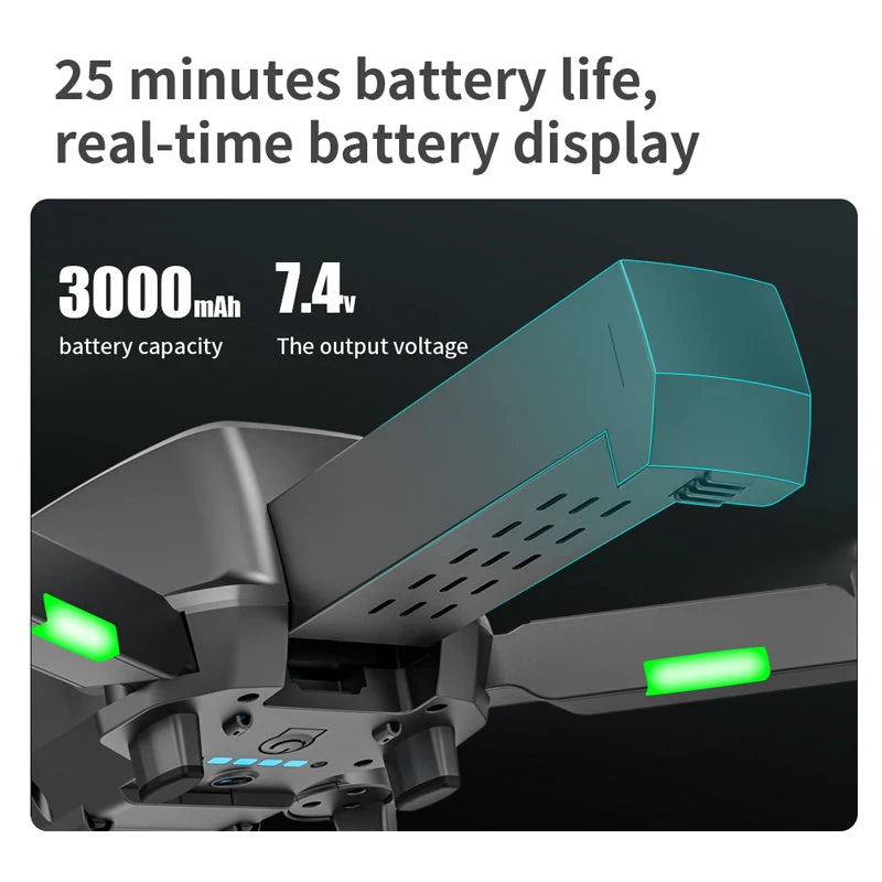 L106 Pro 3 Drone 4K Profesional 3-Axis Gimbal 4K HD Dual Camera 5G GPS Fllow Me Wifi Fpv Brushless Motor Dron RC Quadcopter Toys