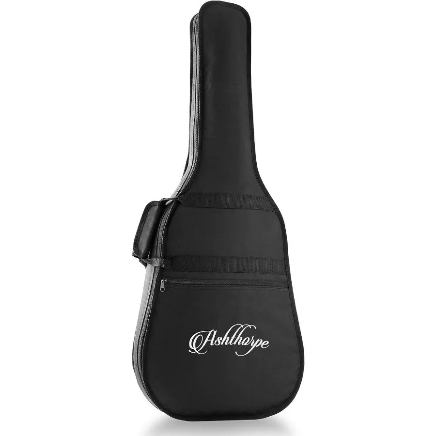 Full-Size Dreadnought Cutaway Acoustic-Electric Guitar Bundle for Live Performance and Home Recording - Premium Tonewoods Deliv