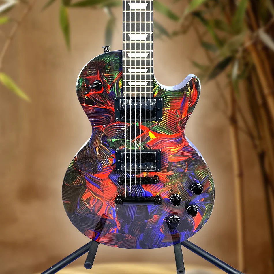 High quality electric guitar 6 strings 22 Frets rosewood fingerboard Solid Mahogany Body shipped from the United States