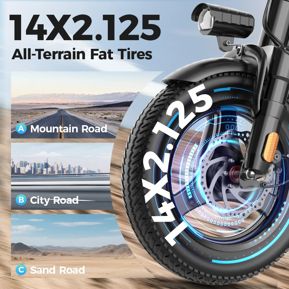 EU Warehouse Electric Bike Bicycle Exercise Electric City Bike E Bike TOOFLY Folding Ebike 250W