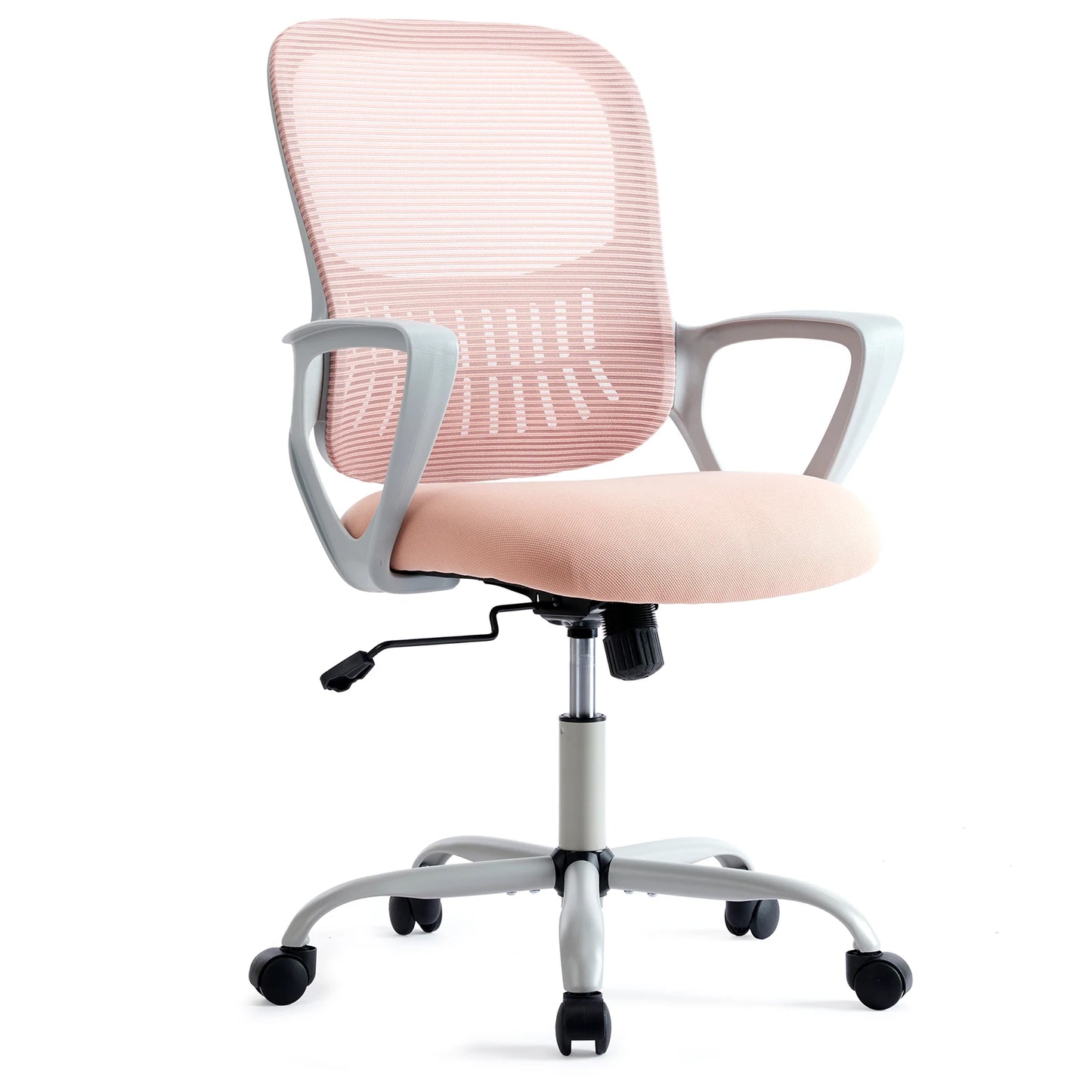 JHK Ergonomic Mid-Back Mesh Backrest Office Desk Chair Computer Lumbar Support Rolling Swivel Gaming Chairs With Wheels For Home