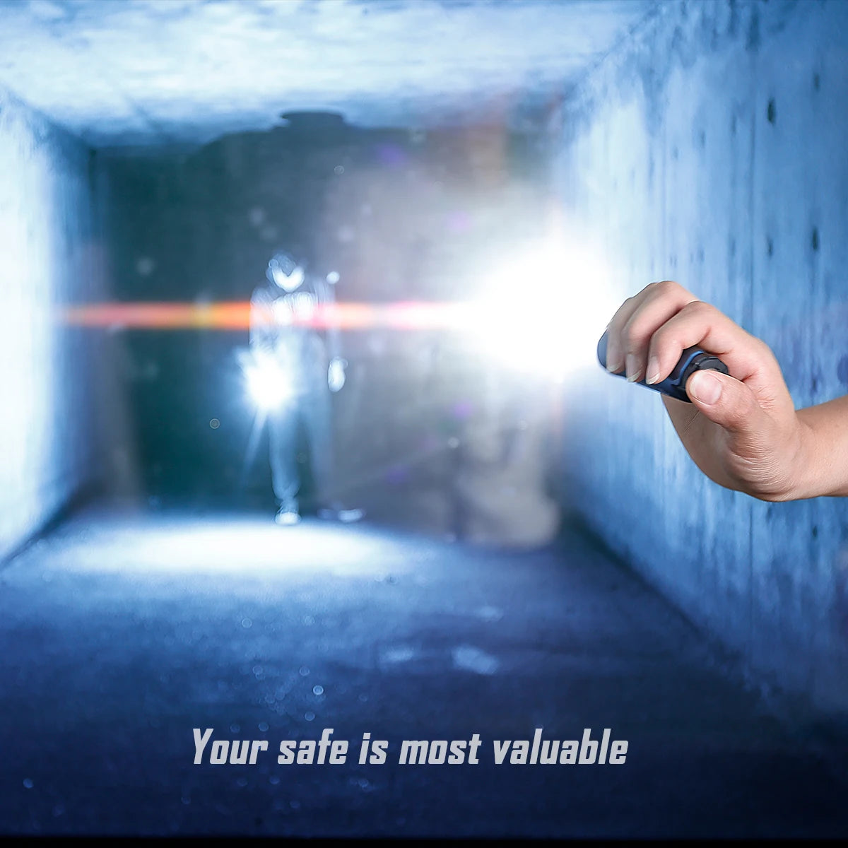 IMALENT LD70 Mini Rechargeable Flashlight Portable Torch 4000LM Outdoor Waterproof Camping Survive Searchlight Lantern Spotlight