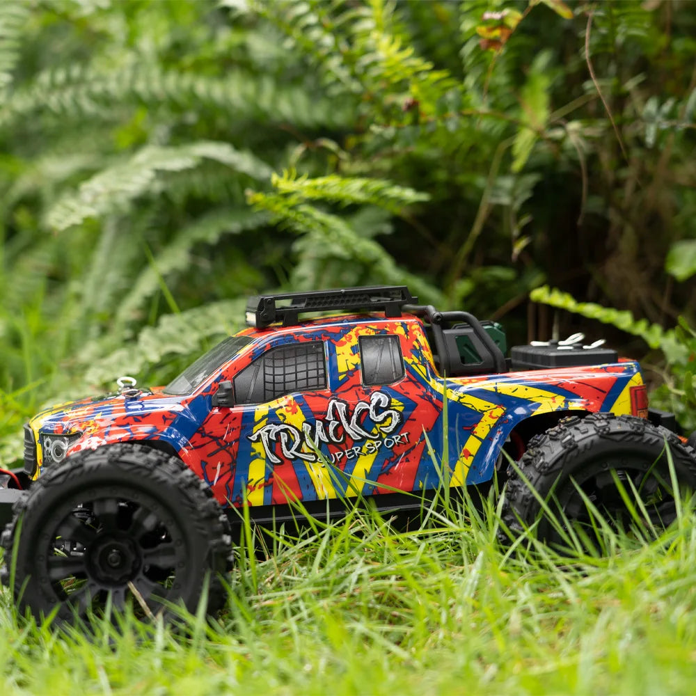 JIUSI PT14R MT14R 1/14 RC Racing Car 3S Battery 4WD 80km/h Brushless Motor 2.4G Remote Control 35C High Speed Off-road RC Truck