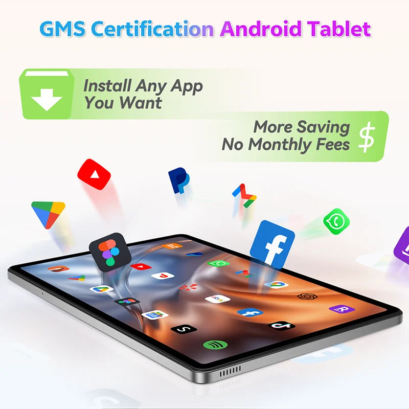 SVITOO 11-inch 2025 Tablet Android 15 12GB RAM 128GB ROM Octa Core 8000mah  Android Tablet PC 13MP+5MP HD Android Tablets