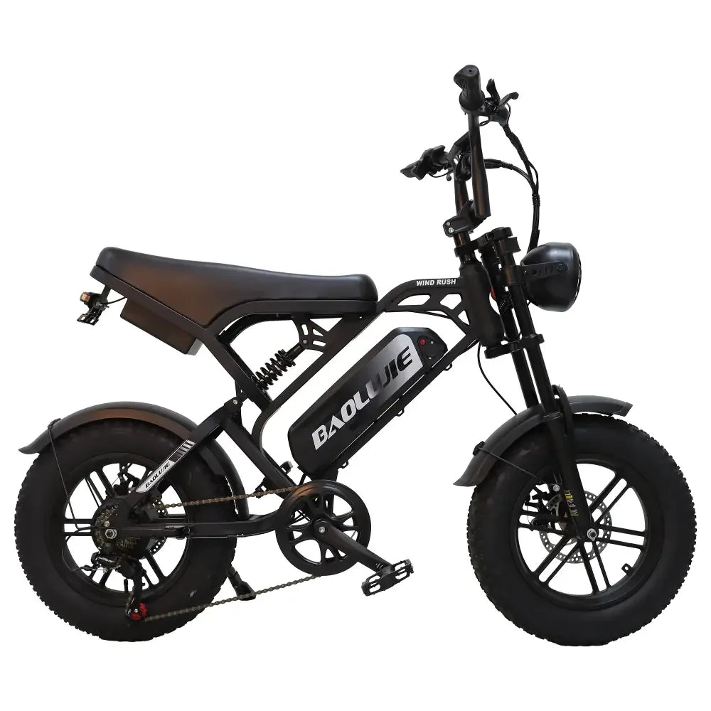 BAOLUJIE DM01 Electric Bike 2000W Motor Electric Dirt Bike 60V Electric Bicycle for Adults 20" Fat Tire UL2849【1 Year Warranty】