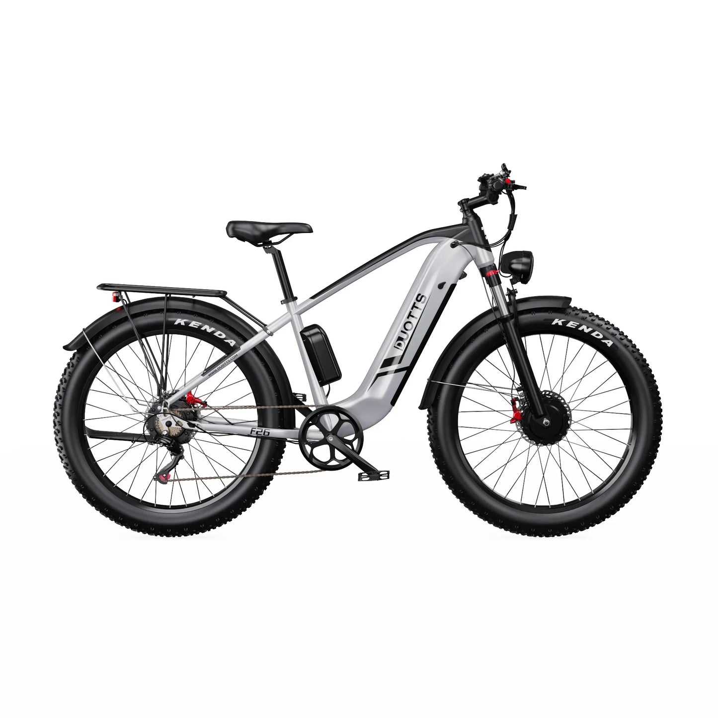 DUOTTS F26 Hydraulic Disc Brakes E-Mountain Bike For Adult 48V 20Ah Battery Dual Motor 26" Fat Tire Off-road Electric Bicycle