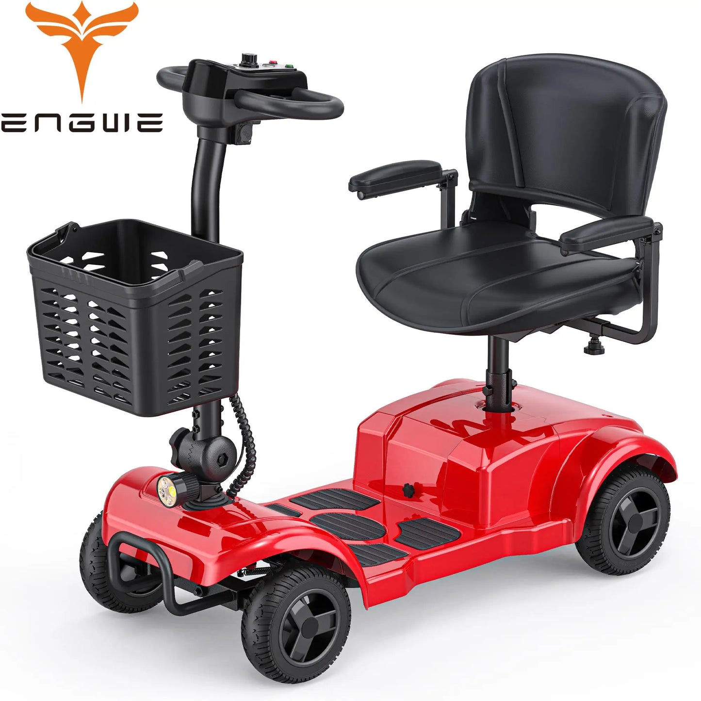 ENGWE Four-Wheeled Electric Scooter, 250W, 24V 12AH, 6.2MPH Max Speed, 15.5 Miles Range, Ideal For Short Trips and Urban Living