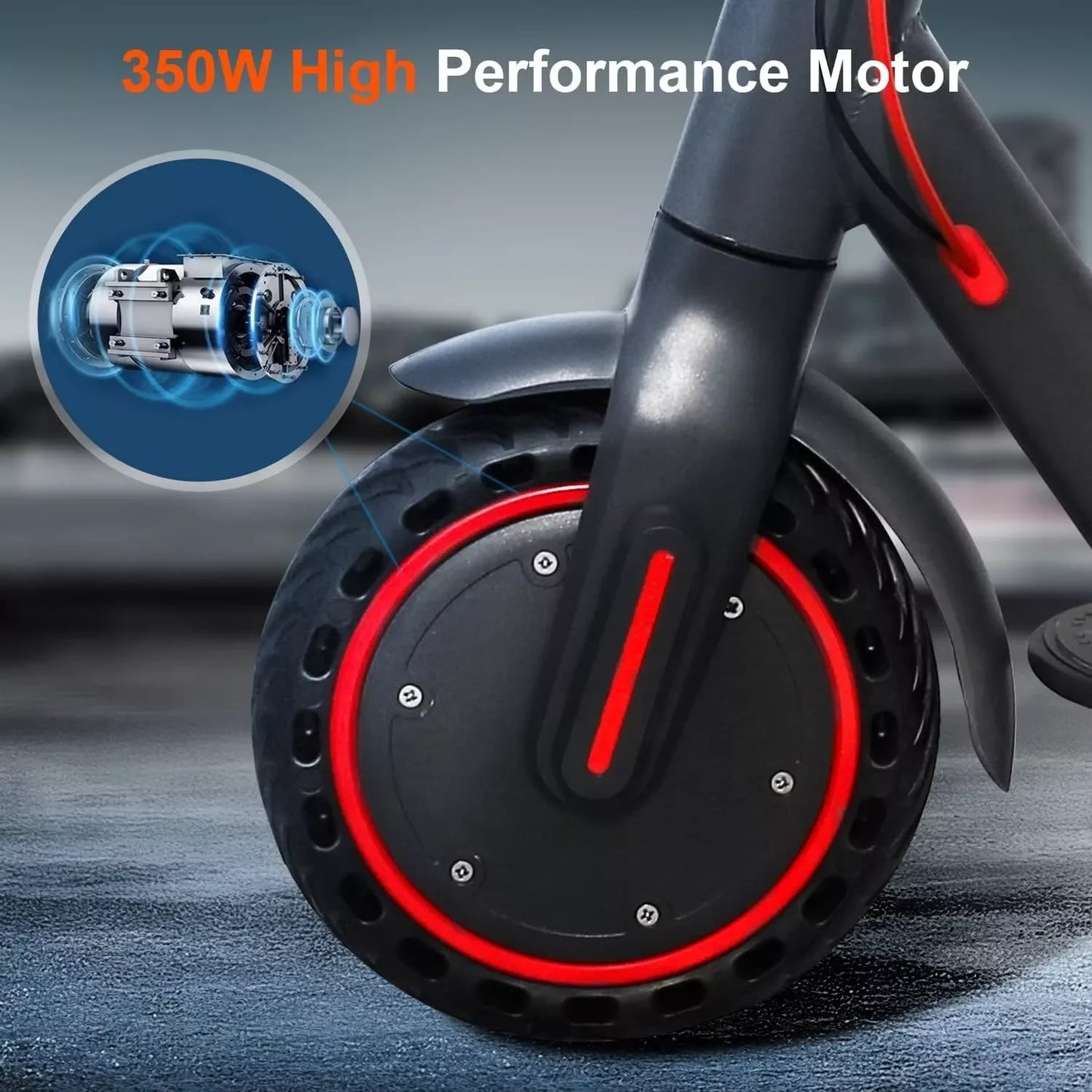 LADPED Electric Scooter 350W 25KM/H APP Smart Control Scooter 8.5inch tire Folding Electric Scooter 20KM Max Range for Adult
