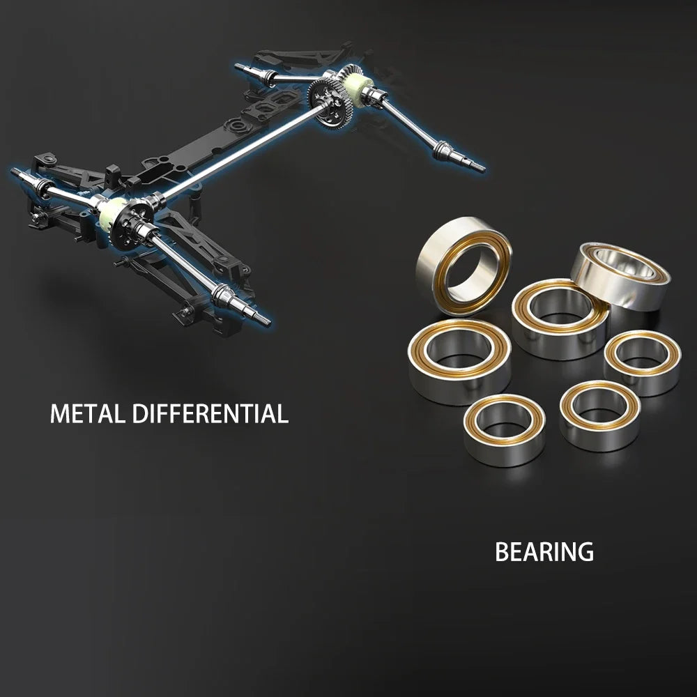 MJX 16208 V2.0 1/16 Rc Cars 4WD Off-Road Racing Truck Brushless 2.4g RC Cars Hyper GO High-speed Drift Remote Control Car Toys