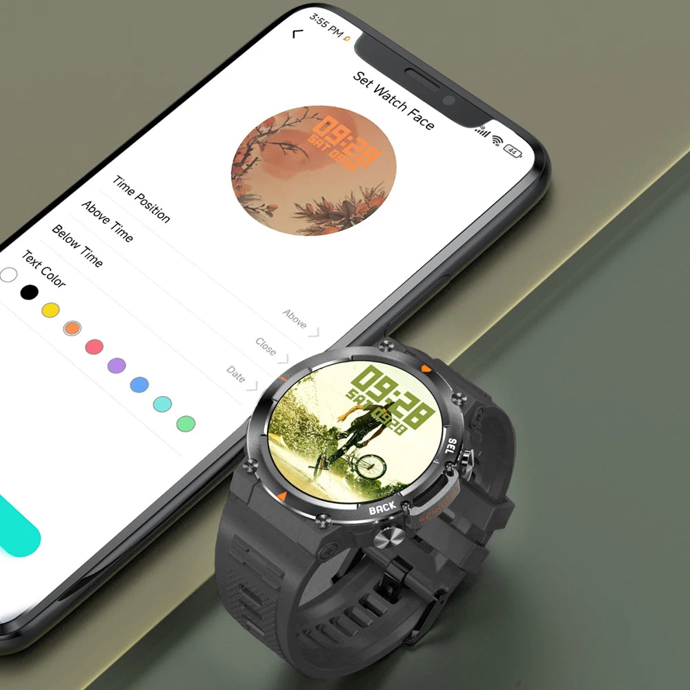 SENBONO MAX18 Smart Watch for Men AMOLED Screen AI GPT Bluetooth Call 410mAh Big Battery Fitness Tracker Men' Sport Smartwatch