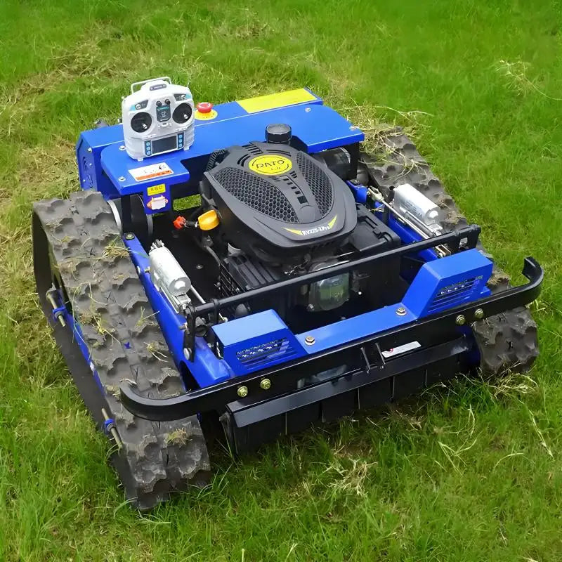 Factory Direct CE/ISO certified Sale garden crawler grass cutter gasoline lawn mover Remote control lawn mower Robotic Lawn Mowe