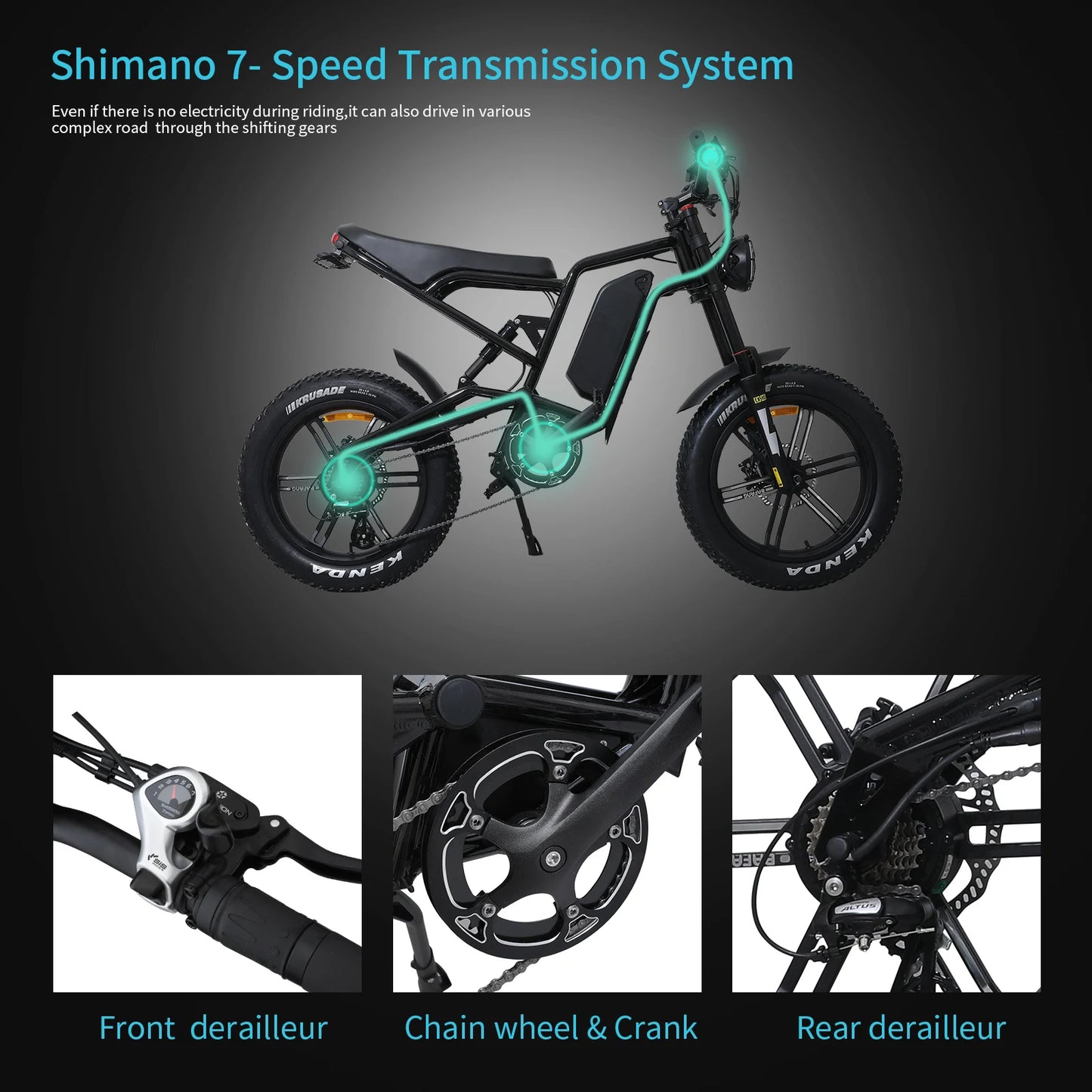 1 YEAR Warranty Electric Bicycle for Adults, 1200W Powerful Motor Electric Bike, 48V 17.5AH Electric Bikes, Mountain E-bike