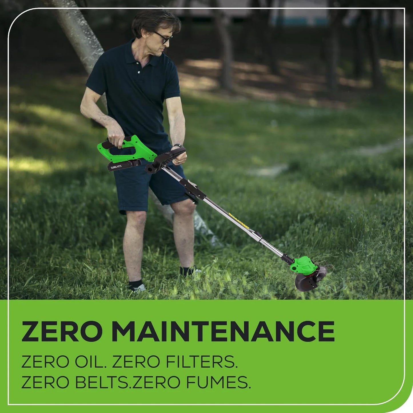 Lawn Care Cordless Trimmer And Leaf Blower Combo Kit