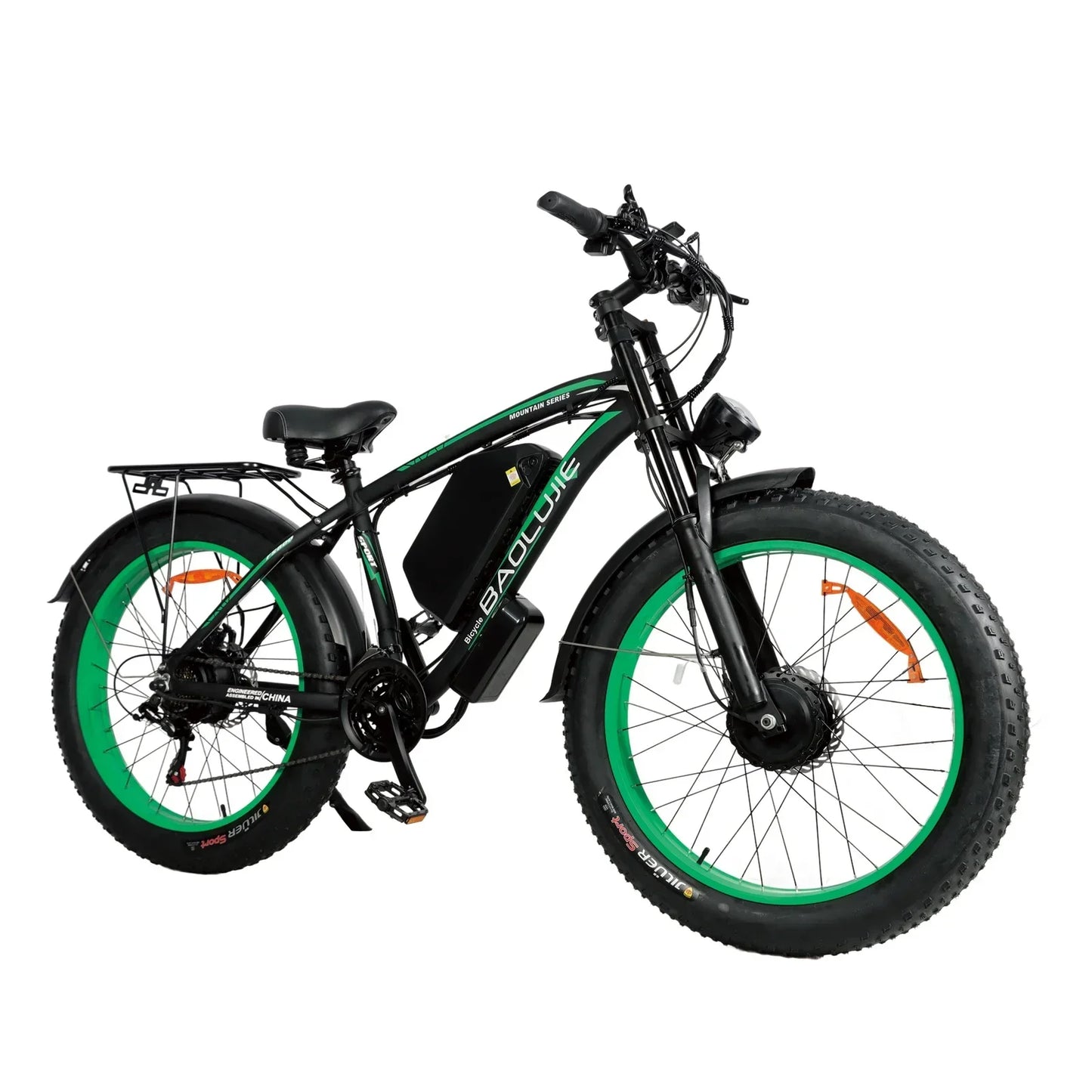 BAOLUJIE 2602 Electric bicycle 52V32Ah battery 3000W Motor City Commuter Electric Bike 26inch tireall terrain E-bike
