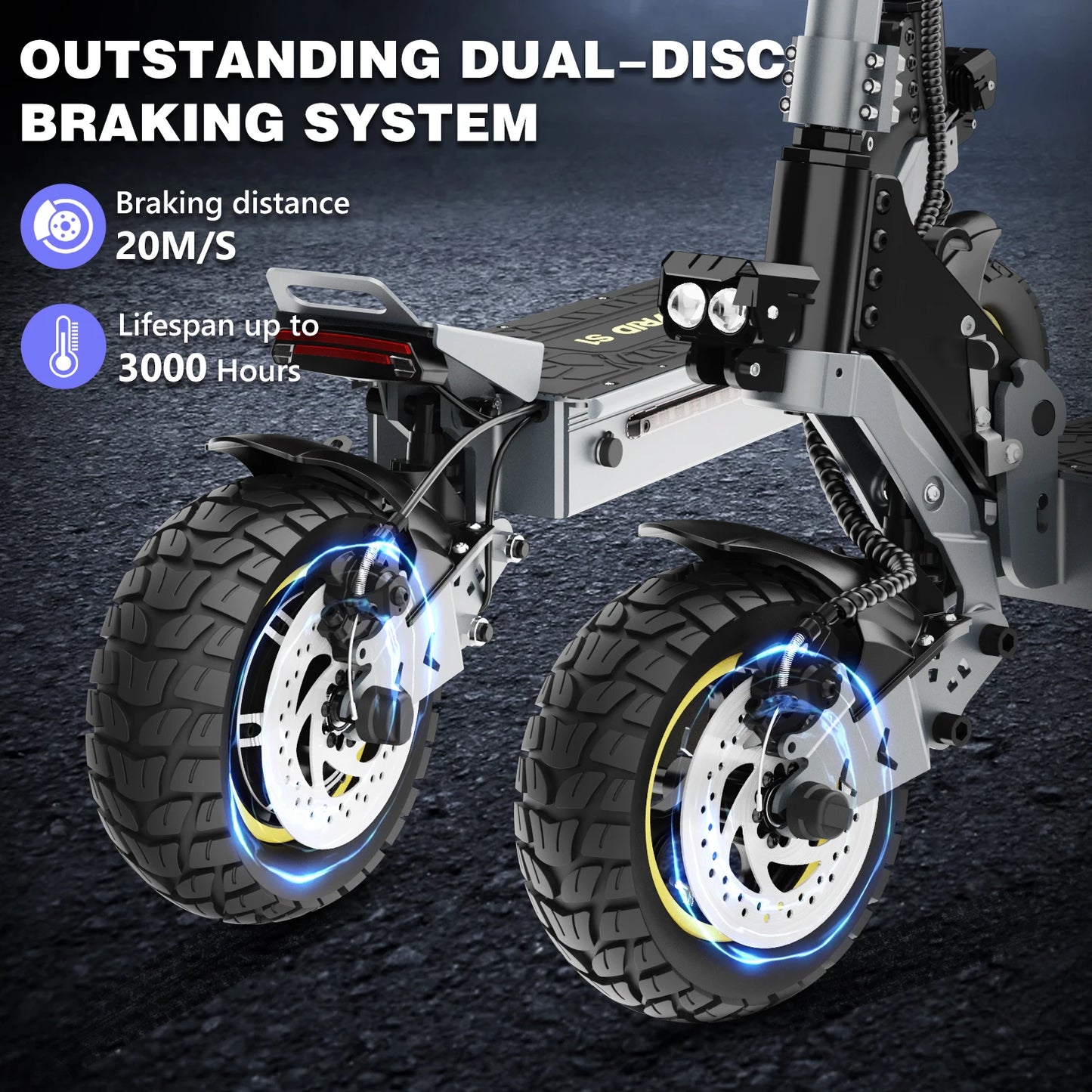 IENYRID iE-S1 Electric Skateboard 800W Motor 48V15Ah Smart LCD Display Electric Scooters Adult 10 In Air Off-road Tire E-scooter