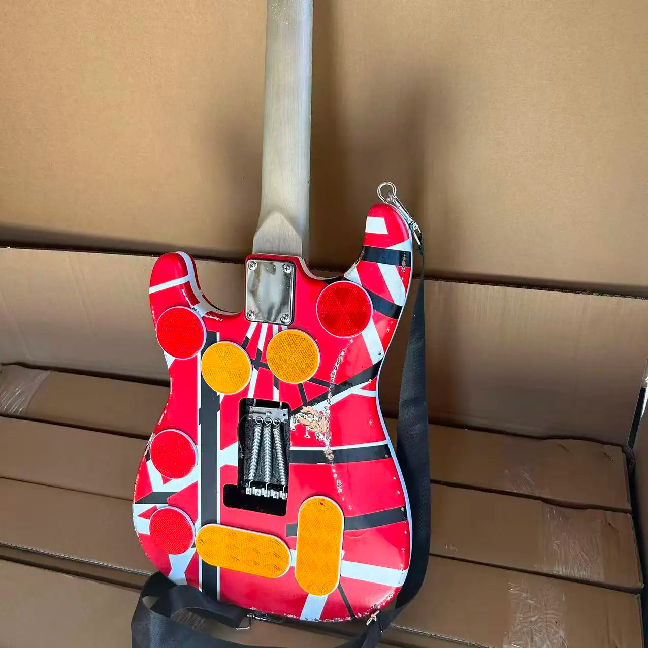 STOCK Eddie Edward Van Halen,  carbon baked maple guitar head, commemorative guitar, in stock, Preferred Gift