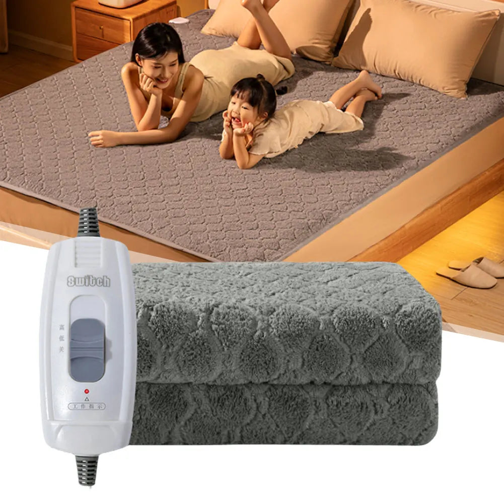 Plush Electric Blanket Double Single Velvet Intelligent Blanket Portable Smart Electric Blanket Household Office Blanket