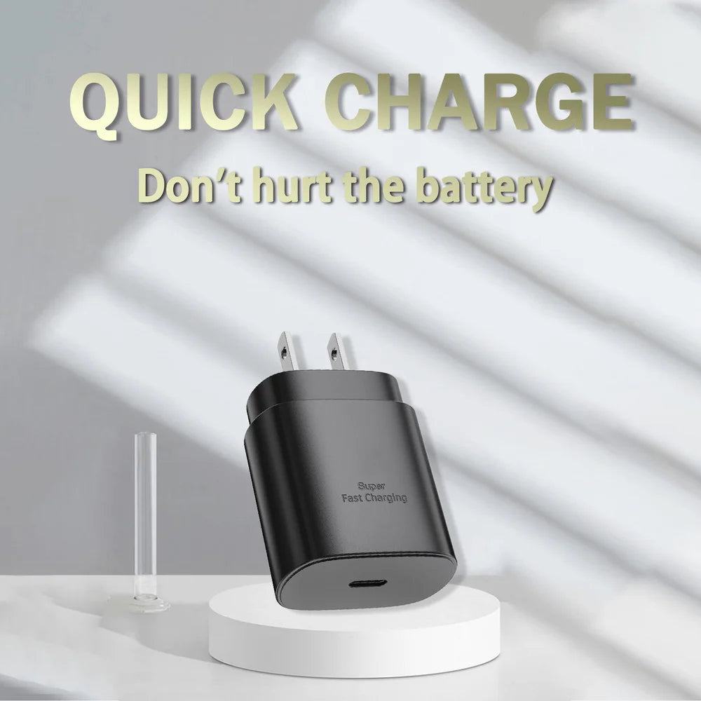 20-Pack 25W PD USB-C Wall Charger Adapter, Fast Charging Power Supply with US Plug, Compatible with iPhone & Samsung