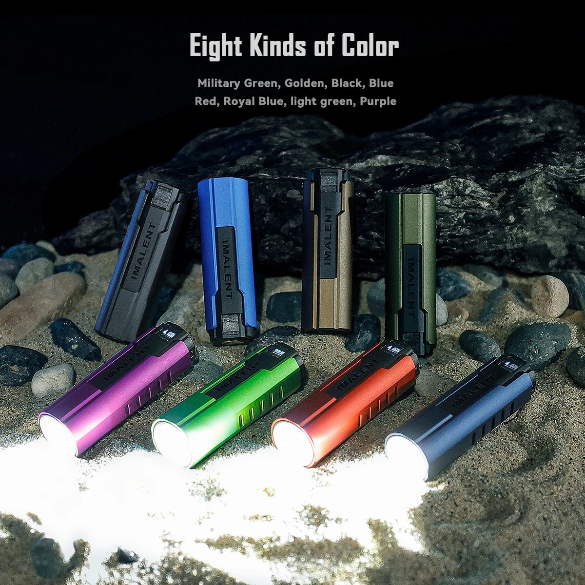 IMALENT LD70 EDC Flashlight Powerful Torch 4000 Lumens Cree XHP70.2 LED Handlight Rechargeable Super Bright Lantern for Camping