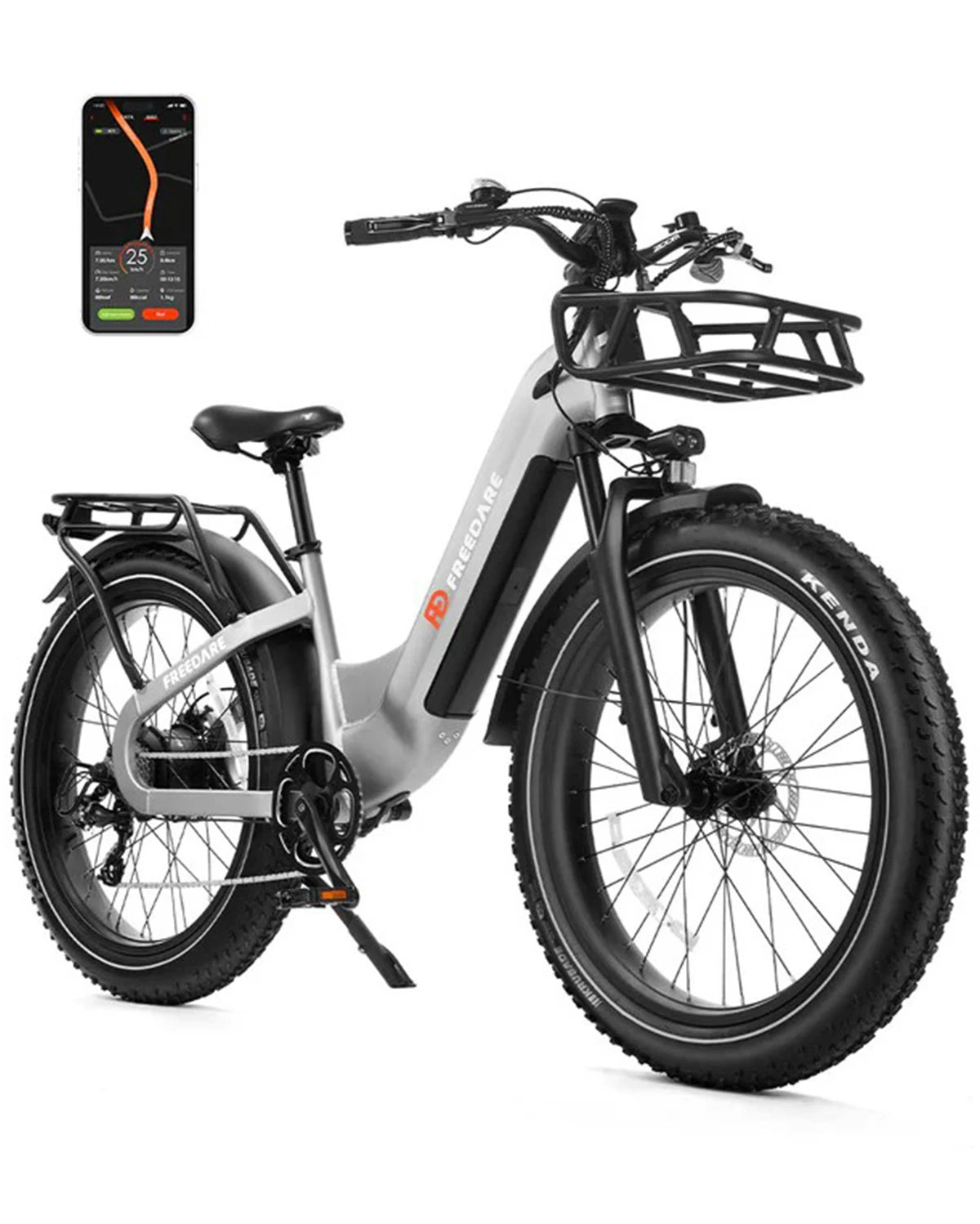 Fat Tire Electric Bike for Adults, 1000W 48V 20Ah All-Terrain e-Bike, 90 Miles UL Certified Mountain Bicycle, Smart e Dirt Bike