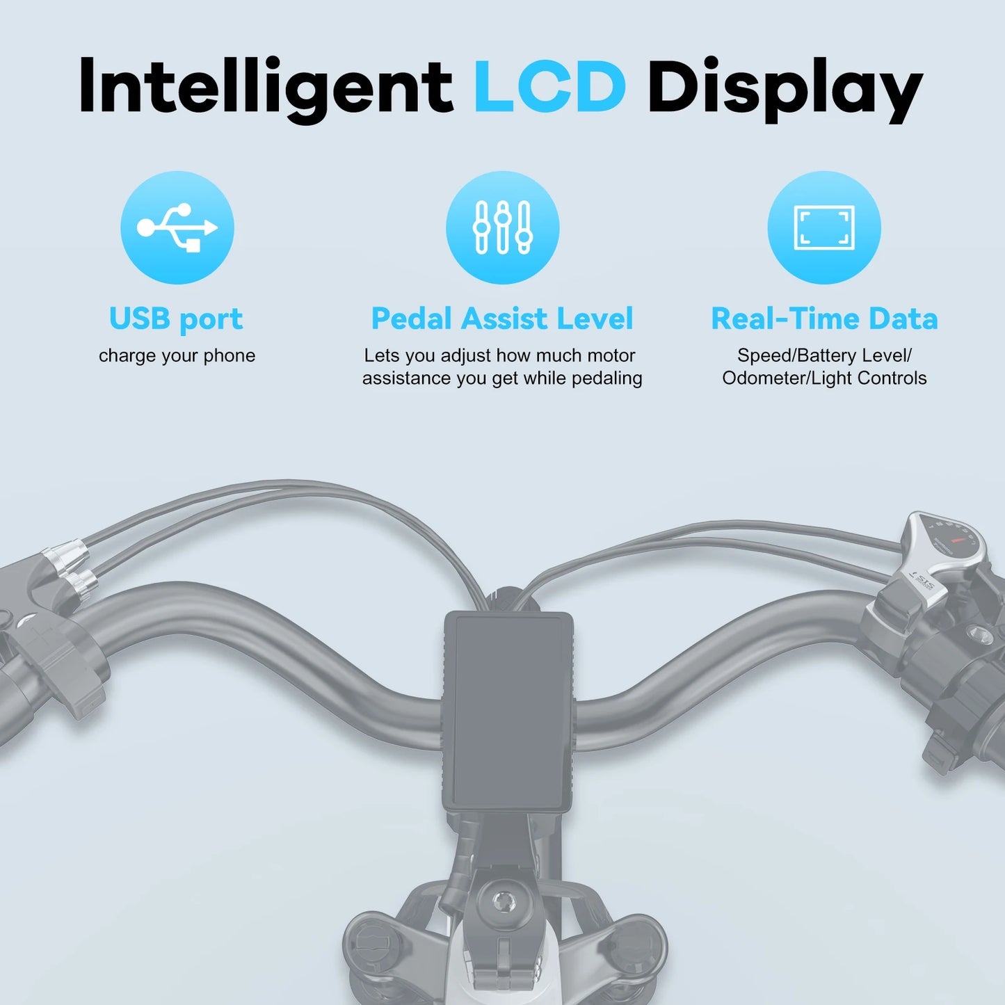 Cybervelo 26" Step Thru E-Bike, 25AH Removable Battery with 7-Speed, Adult Electric Bicycles for Commute n Campagin EK7