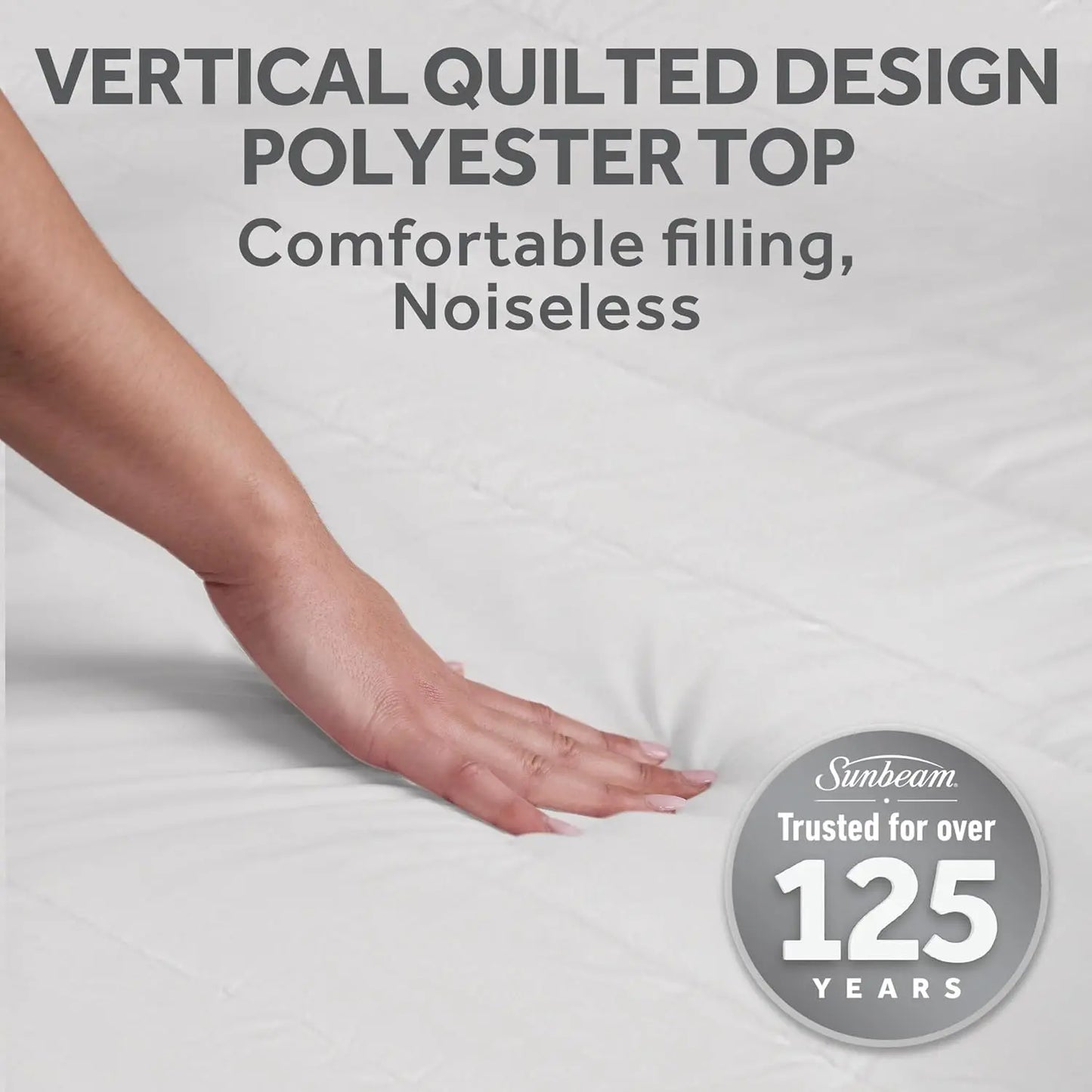 Wi-Fi Connected Electric Mattress Pad, 10 Heat Settings, Queen Size, App & Voice Control