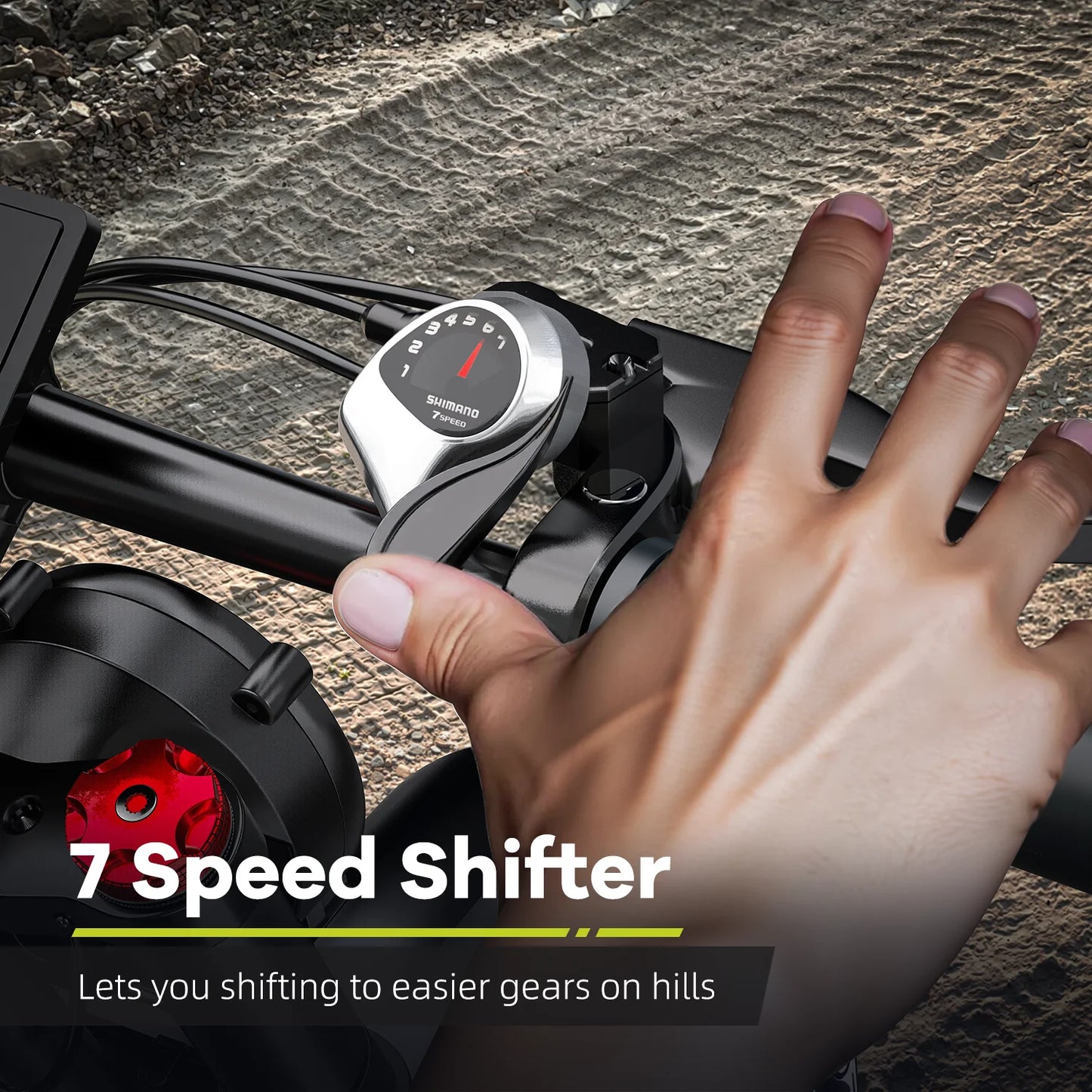 Cybervelo Power EK9 5000w Motor Commute & Off Road Electric Bike, 100 Miles+ Long Range, 26"x4.0” Fat Tire, 52V 40Ah Battery