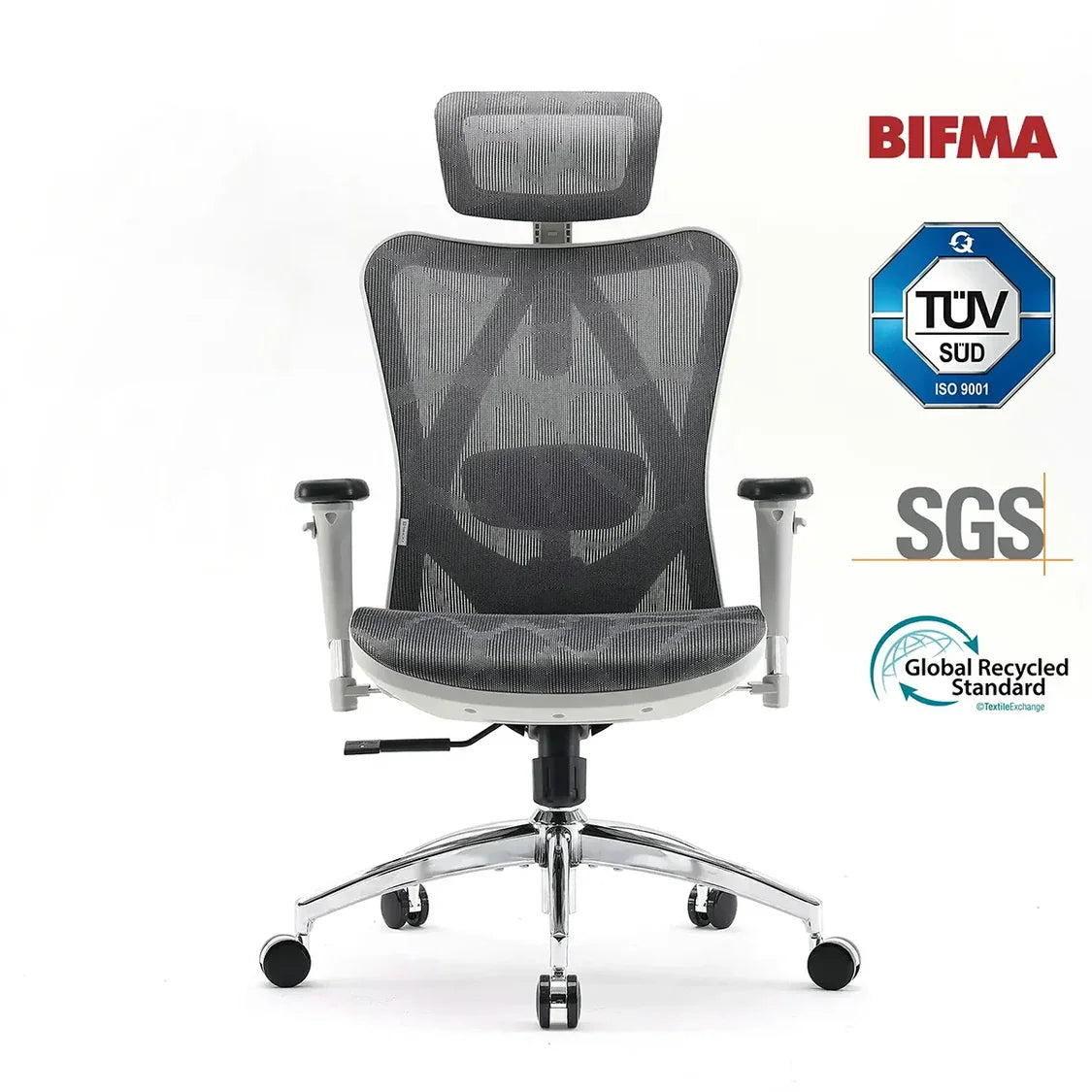 SIHOO Ergonomic Office Chair, Mesh Computer Chair with 3D Armrests, Big and Tall Desk Chair for Home Office