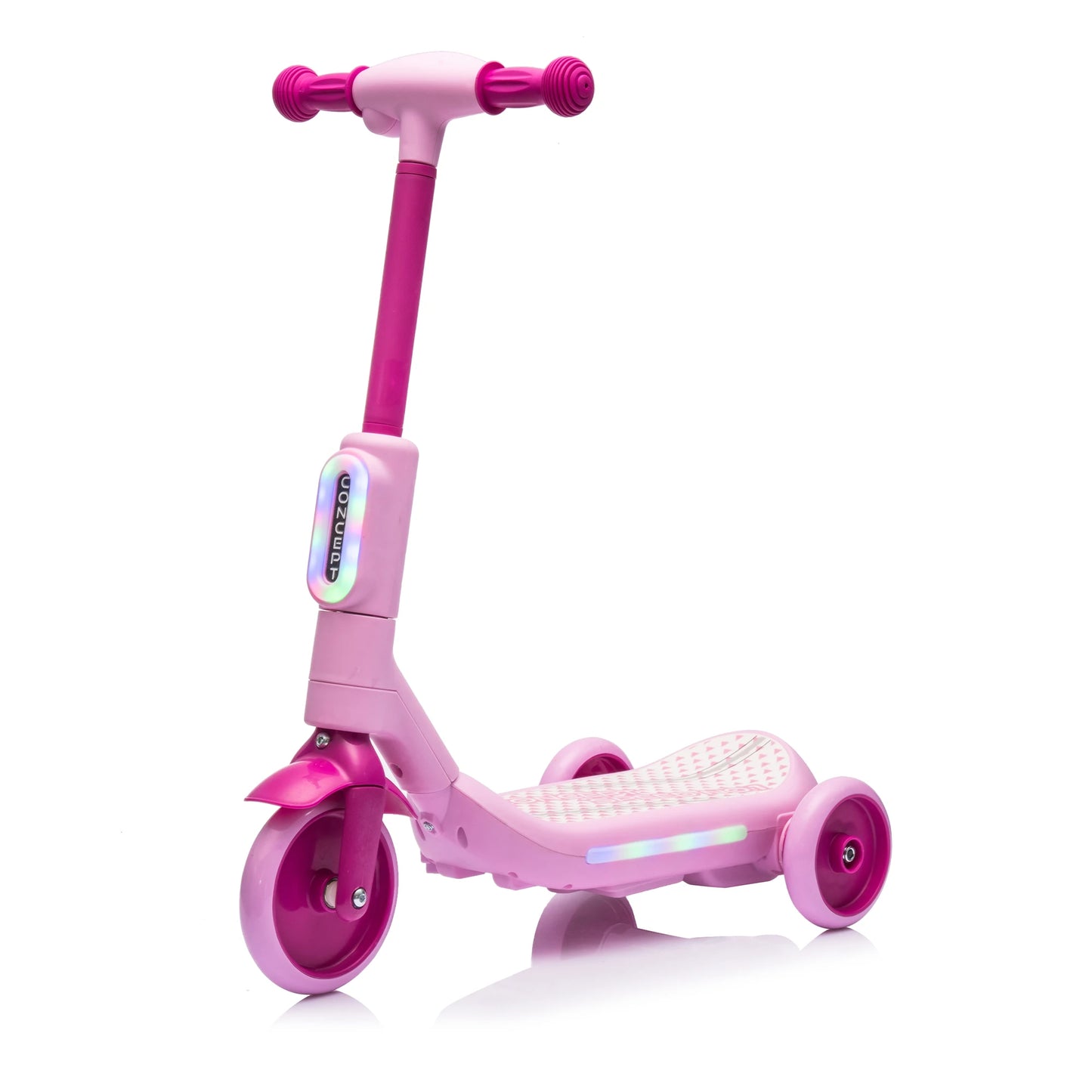 Electric Scooter for Kids Aged 3-6 Years, Ride on Toys, 3 Wheel, 3 mph Max Speed, 8 Miles Range, 66 Lbs Max Load, White
