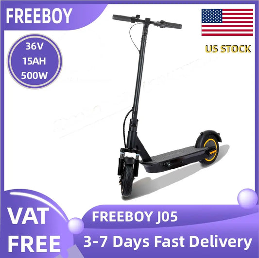 FREEBOY J05 500W Motor Adult Electric Scooter 36V 15AH Folding E-Scooter city eScooter