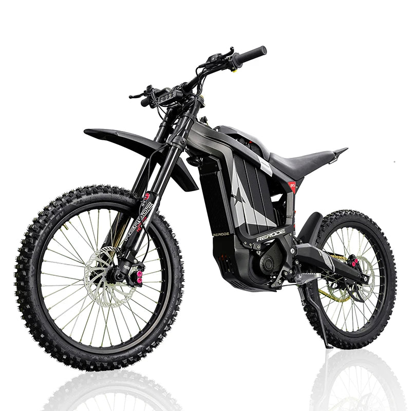 HEZZO R1 US Stock Off-Road Electric Dirt Bike Motorcycle 8000W 330Nm Double Shocks 72V 35Ah 75 Miles for Adults 1 Year Warranty