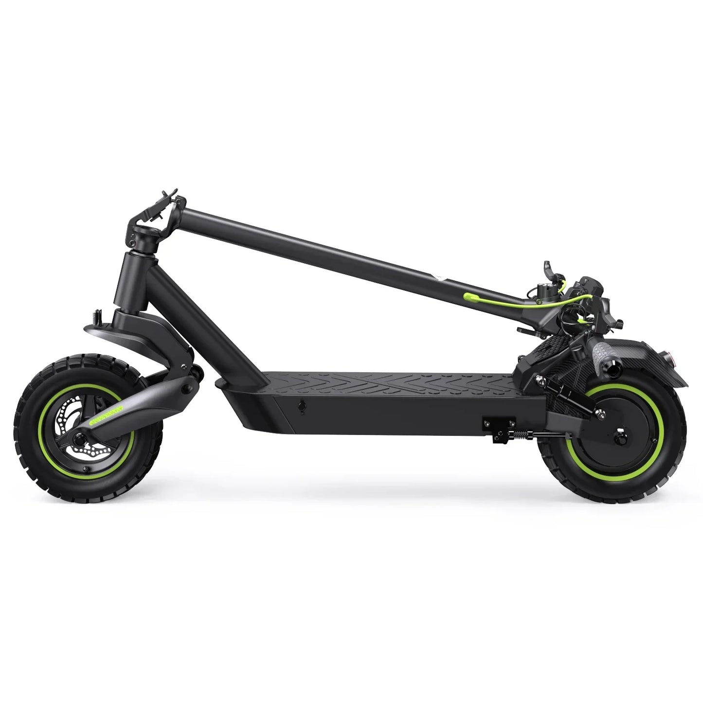 Isinwheel S10 Max Foldable Electric Scooter 48V 15Ah Battery 10 Inch pneumatic off road tire Adult E-scooter