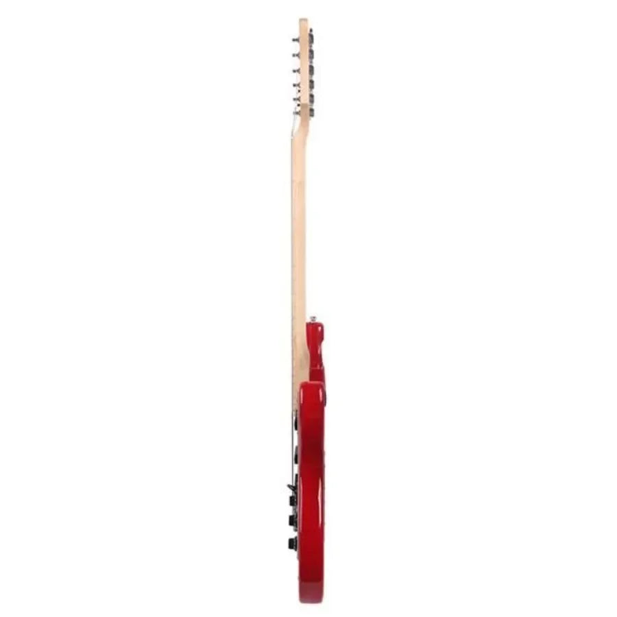 Glarry GST Stylish Electric Guitar Kit with Black Pickguard Red