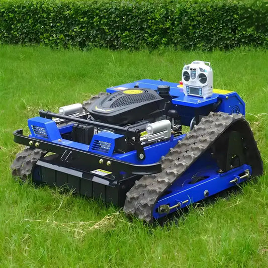 Factory Direct CE/ISO certified Sale garden crawler grass cutter gasoline lawn mover Remote control lawn mower Robotic Lawn Mowe