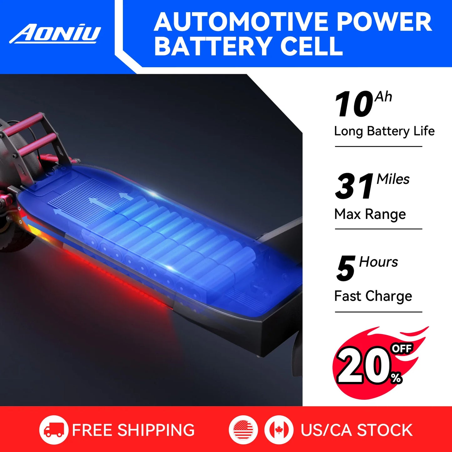 AONIU M4 Electric Scooter for Adults with seat 28mph Speed 31Miles Heavy Duty 330+ lbs 10inch Off Road Wheel Foldable Escooter