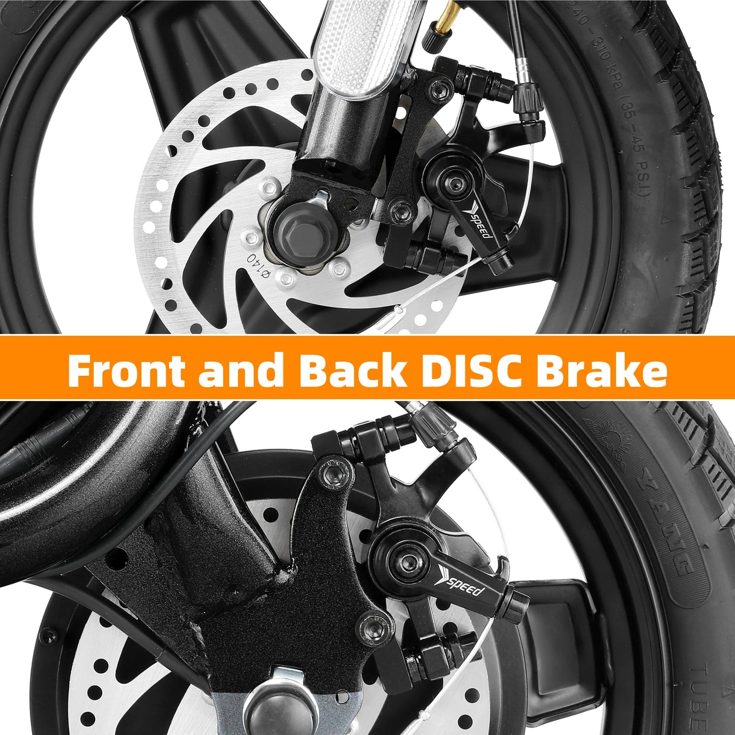 Caroma Peak 500W Electric Scooter Adults, 30Miles Long Range, 14" Tire, 20MPH Top Speed, Adjustable Electric Scooter with Seat