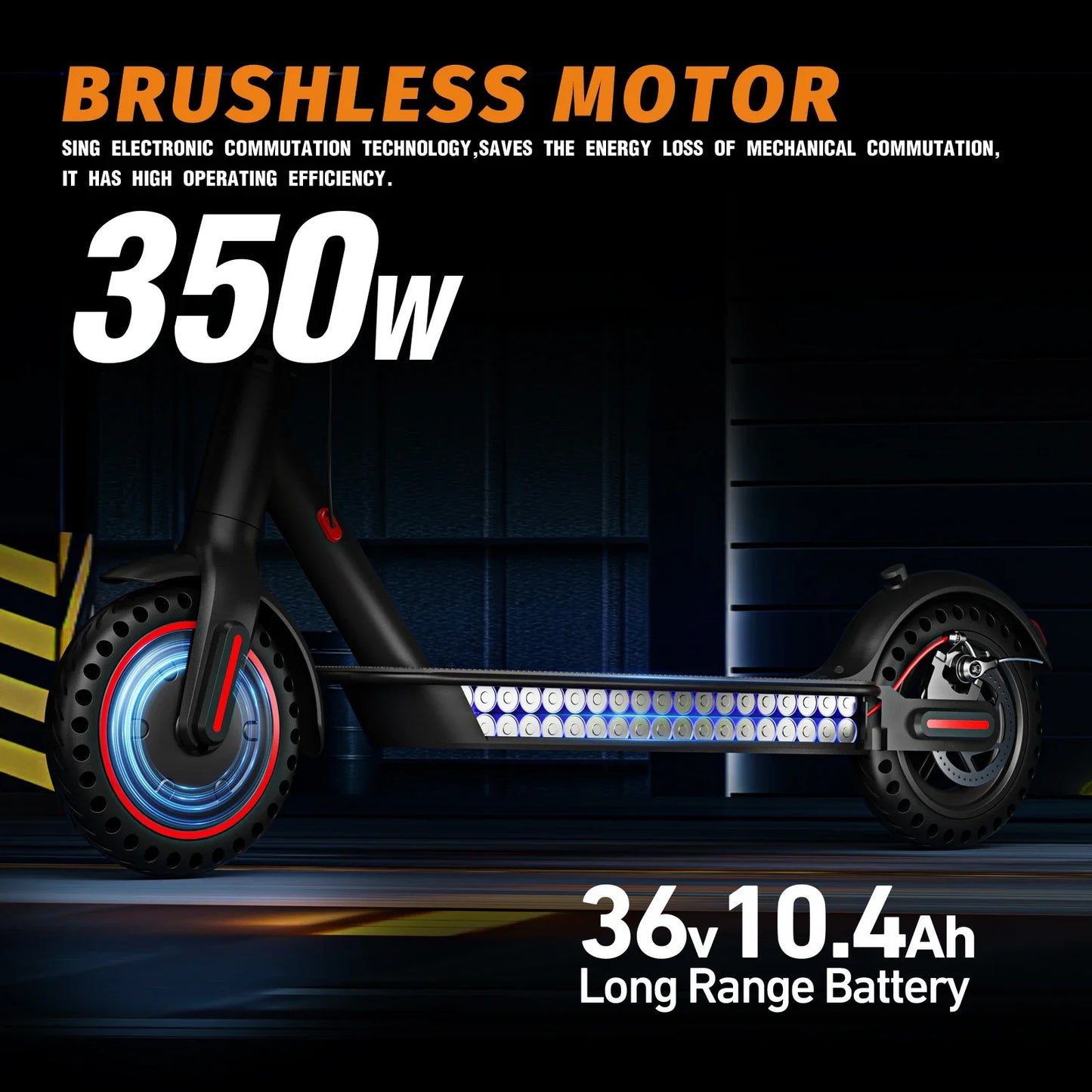 Foldable EScooters 350W Motor 36V10.4AH Battery Smart Link Application Electric Scooter 8.5-inch Explosion-Proof tires E-Scooter
