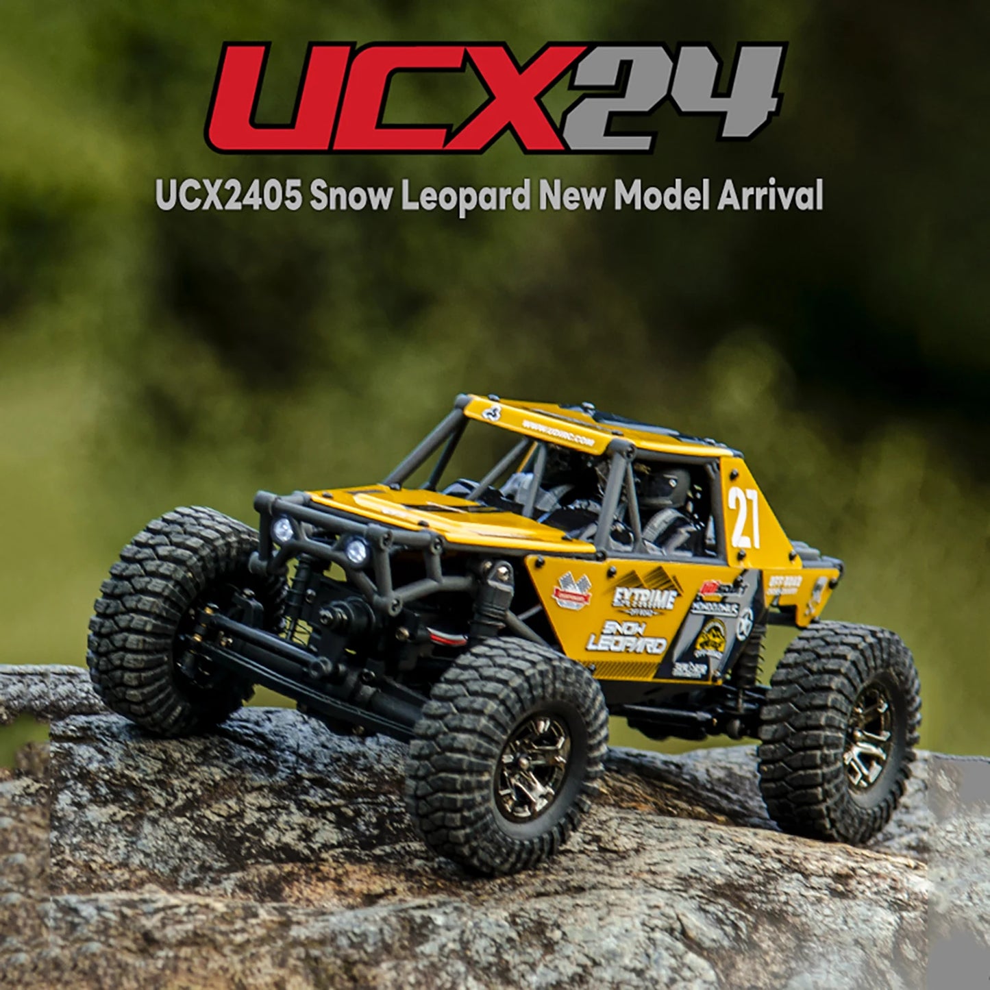 UdiRC 1/24 2.4G 4WD RC Rock Crawler UCX2405PRO Radio Controlled Off-Road Vehicles Brushless Motor ESC RTR Car Model Toys TH24654