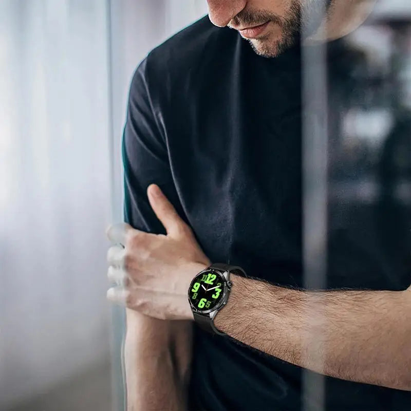 Heart Rate Monitor Watch Men Touch Smartwatch Fitness Watch 100 Sport Modes Wireless Charging Gps Ip69 Waterproof Smartwatch