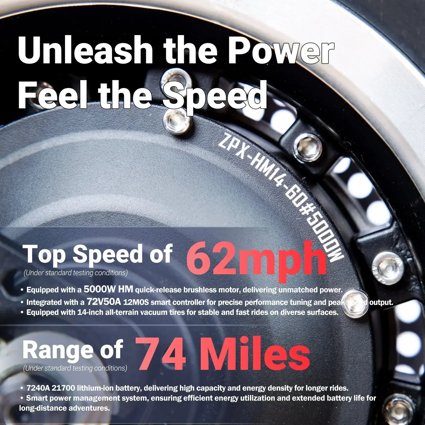 TOURSOR X14 5000W*2 Dual Motor Electric Scooter For Adults 72V35Ah Battery E-Scooter 14" Off-road Tire Foldable Road EScooter