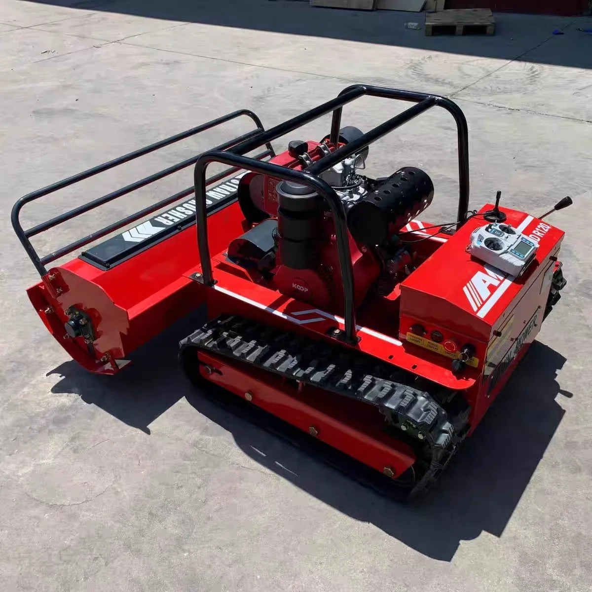 Customized CE Intelligent Remote Lawn Mower Fully Automatic Lawn Mower Robot All Terrain Landscaping Large Cutting Mach