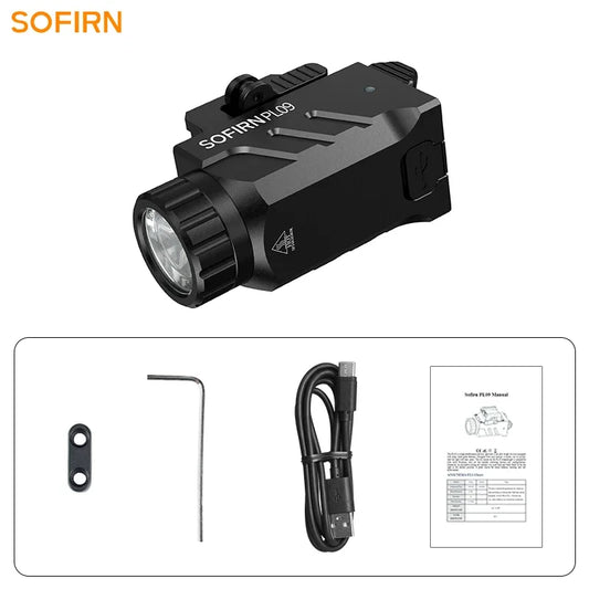SOFIRN PL09 SST40 Tactical Flashlight Rechargeable Light 1600lm  Led light weight High Lumen with Strobe Mode