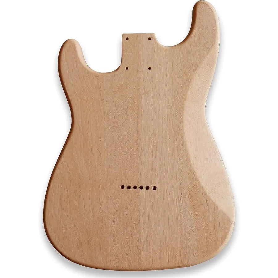 DIY 12 String ST Style Electric Guitar Kits Mahogany Body Maple Neck You Build The Guitar for Music Enthusiasts and Crafters Se