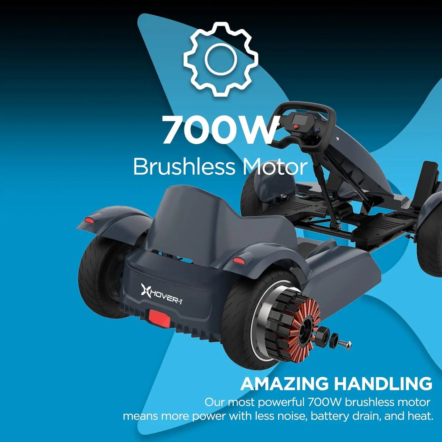 Hover-1 FM95 Electric Go-Kart - Black