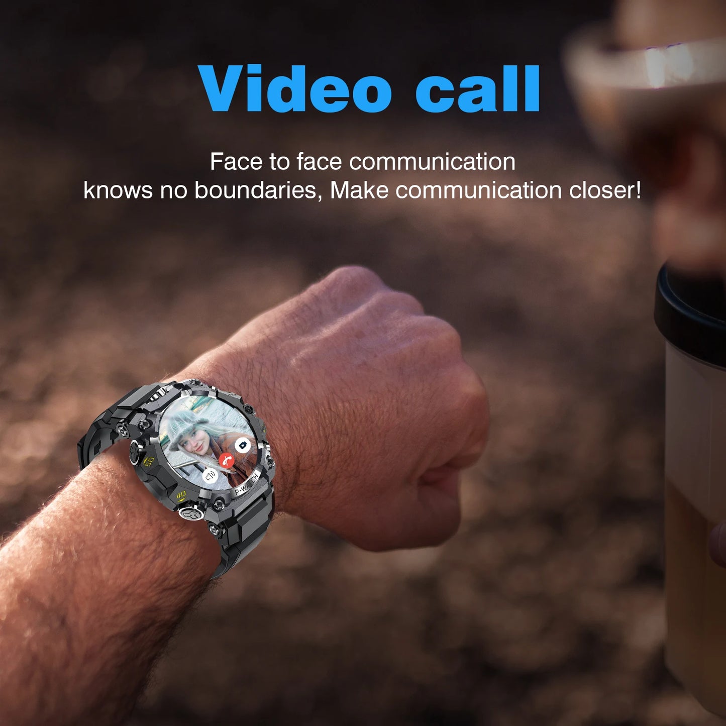 Smart watch,sports watches, Change Wallpaper, fitness monitoring,for iPhone/Andriod,wireless calling /dial