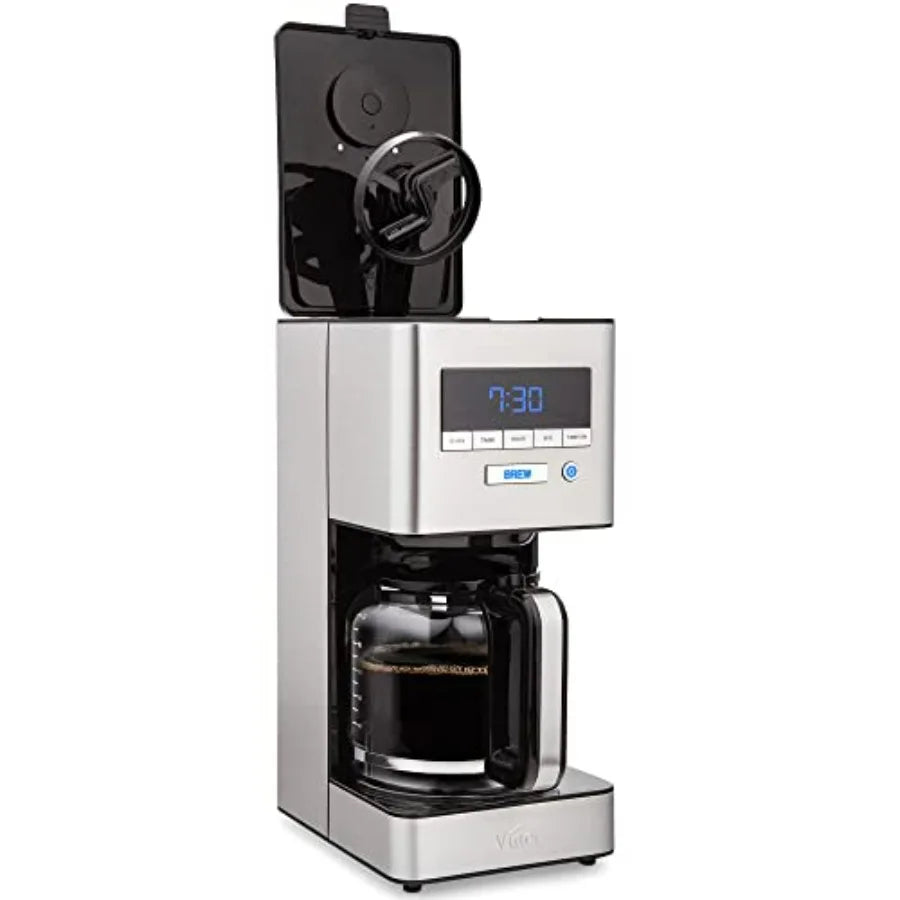 RDT Elite Spinning Sprayhead Coffee Maker | 12-Cup Programmable Coffee Brewer with Bloom Feature and Rotary Dispersion Technolog