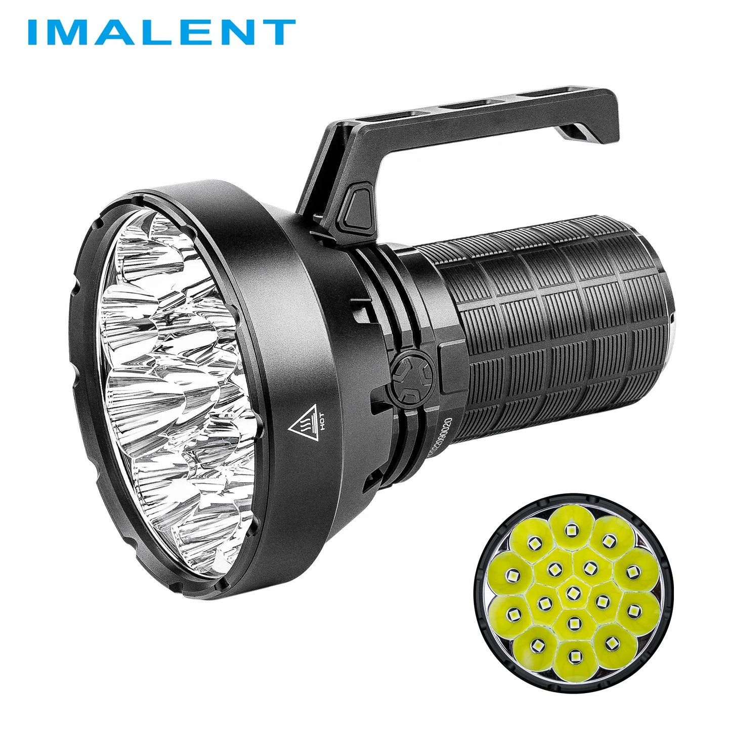 IMALENT SR16 Tactical Flashlight 55000 Lumens CREE XHP50.3 HI LED Super Bright Searchlight Rechargeable Mountain Climbing.