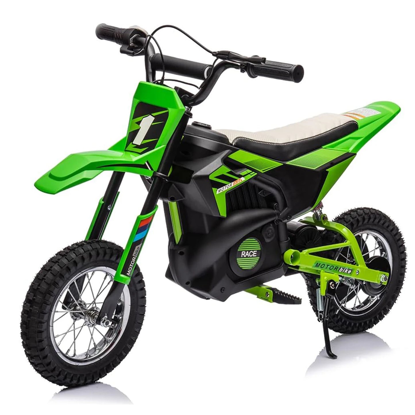24V 250w Electric Dirt Bike for Kids 8-14,Up to 13.6MPH(22Km/h) Off-Road Motor Electric Motorcycle with Spring Suspension